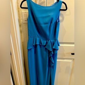 Carolina Herrera gown blue dress